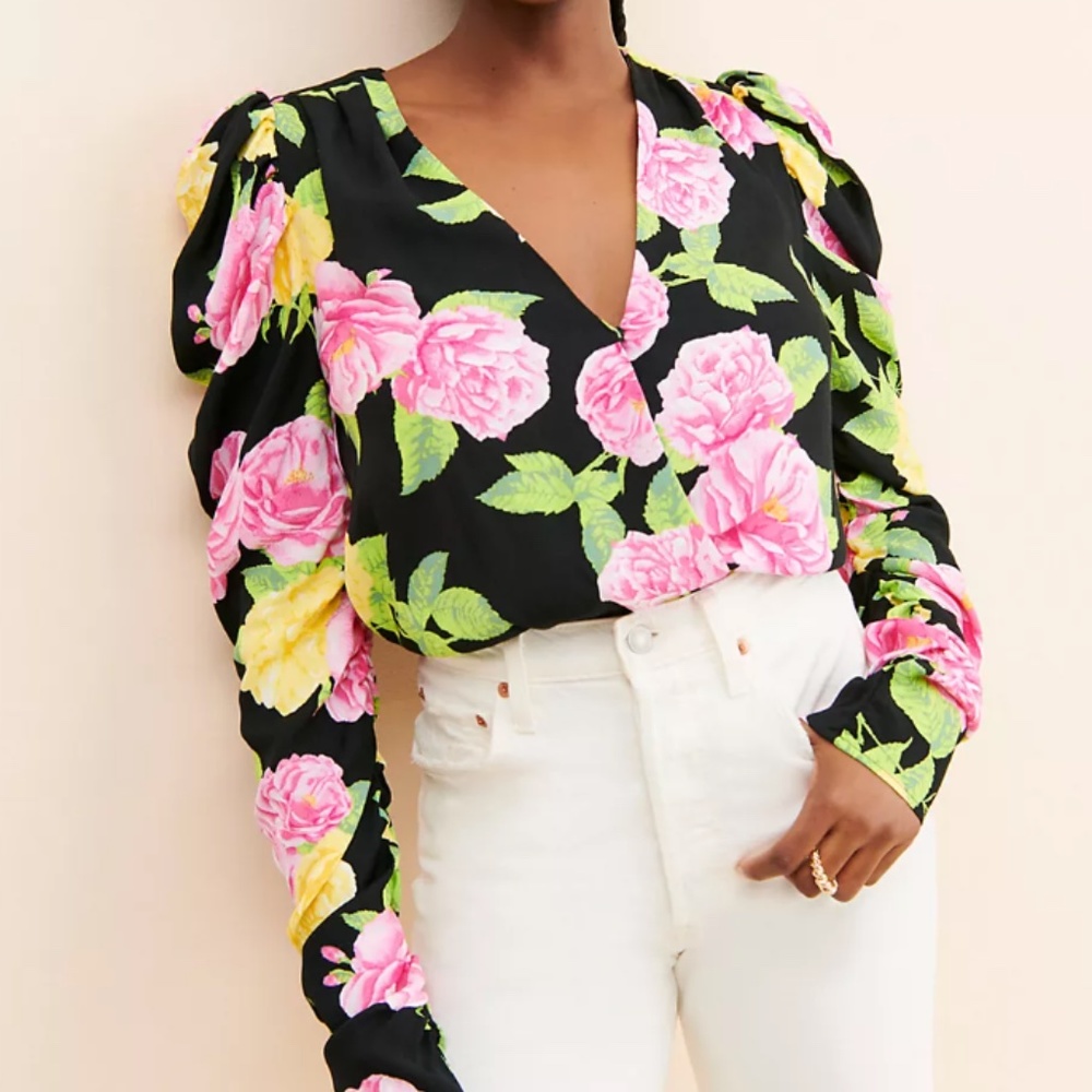 AFRM Danna Surplice Bodysuit Size XS